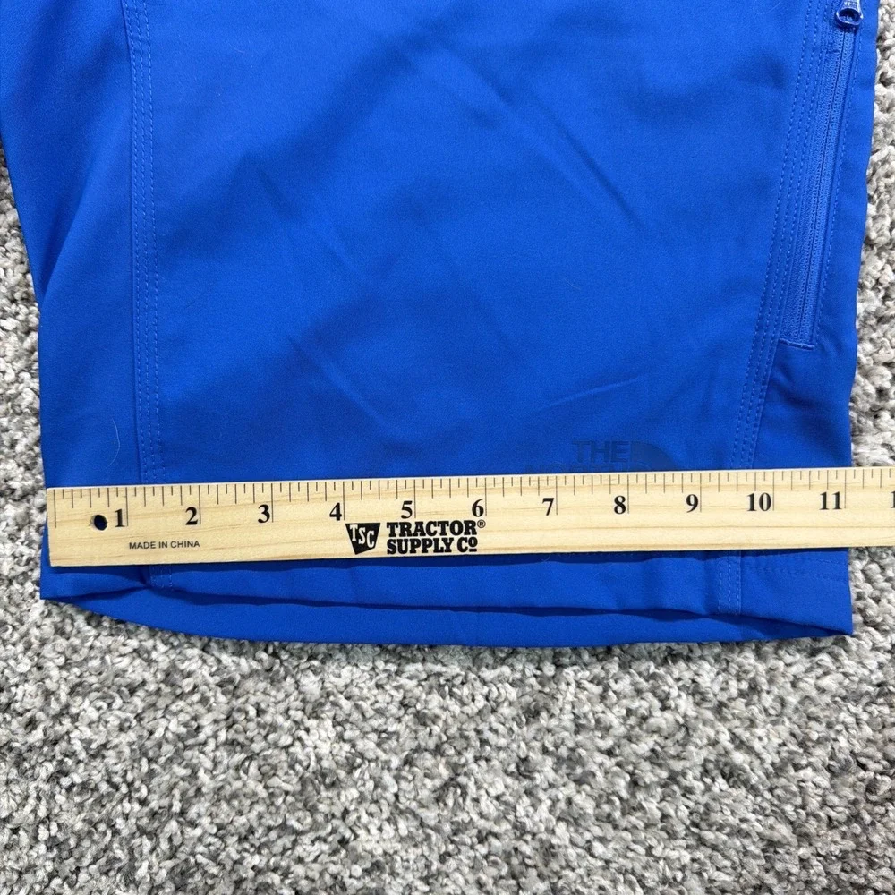 The North Face Blue Board Shorts Swim Trunks Mens Size 32‎ Zip Pocket